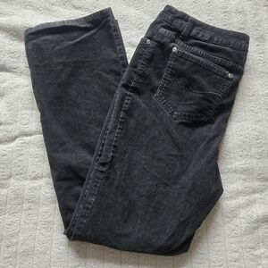 Black corduroy Boot Cut Pants